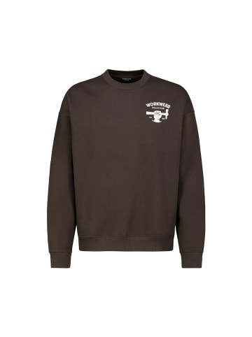 Eight2Nine Sweatshirt in deep chocolate brown