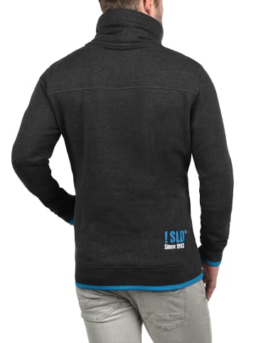 !SOLID Stehkragenpullover SDBenjamin Tube in Mittelgrau