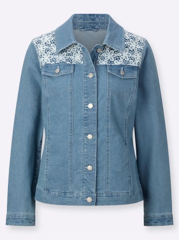 Sieh an! Jeans-Jacke in blue-bleached