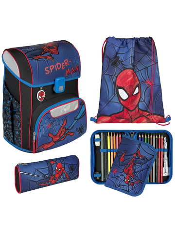 SCOOLI EasyStart Schulranzen Set 5-tlg. Spider-Man in blau