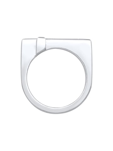 KUZZOI Ring für Herren in silber