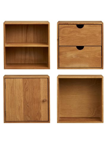 ebuy24 Wandregal Mina Eiche 30 x 18 cm