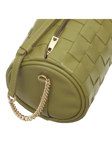 DuDu Abigail Umhängetasche Leder 19.5 cm in olive