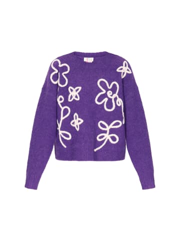 IZIA Women Sweater in violet