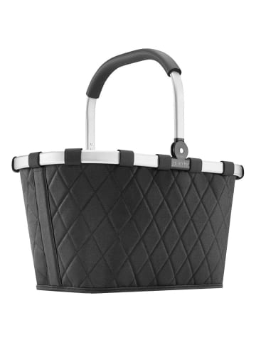 Reisenthel Carrybag - Einkaufskorb (cord dark matcha) in rhombus black