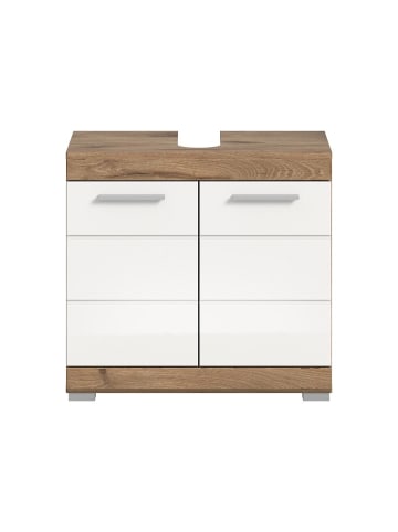 ebuy24 Waschbeckenunterschrank Wave Weiß 37 x 34 cm