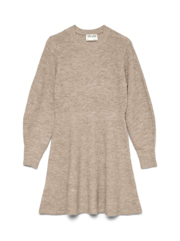 Vero Moda Strickkleid in Silver Mink