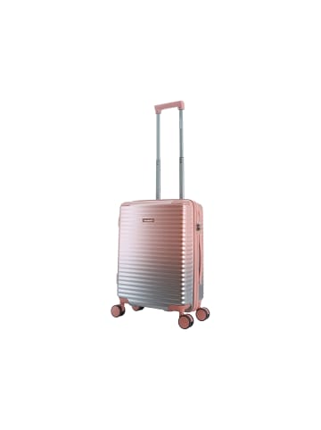 Saxoline SX Blue Elite Trolley TSA Zahlenschloss Spinner 55 cm in pink gradient