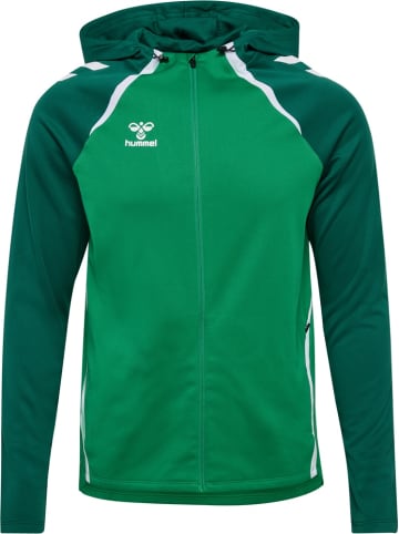Hummel Trainingsjacke "Lead 2.0 Zip Hoodie" in Grün