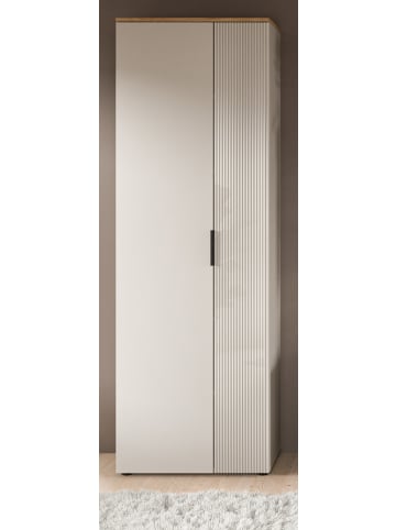 Inn.Furn Flurschrank Kaschmir Sand und Evoke Eiche, Schuhschrank 60 cm mit viel Stauraum