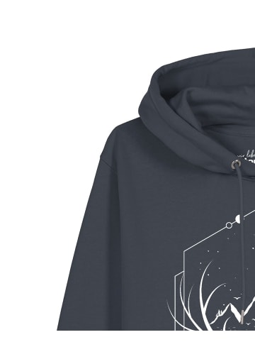 wat? Apparel Sweatshirt Wanderlust at night in India Ink Grey