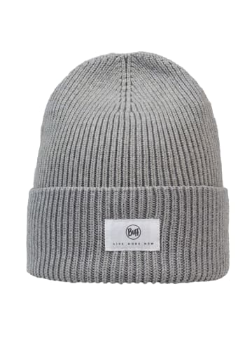 Buff Knitted Beanie Drisk in Grau