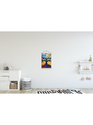 MuchoWow Poster mit Leiste Blumenbaum  (BxH)