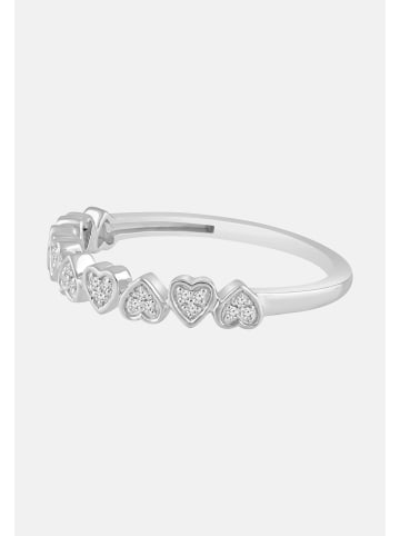 Diamant Exquis Ring aus 375 Weißgold mit Diamant