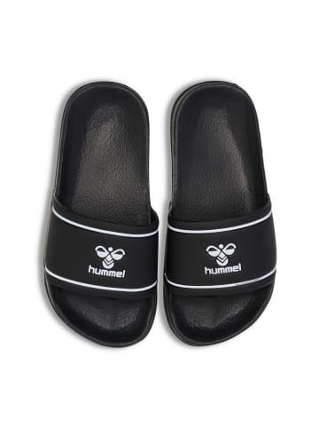 Hummel Badelatschen Pool Slide Lebensstil Mädchen in BLACK/WHITE
