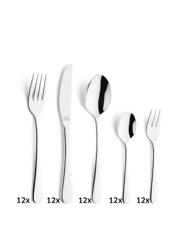 Amefa 60-tlg. Besteckset VIVA in edelstahl