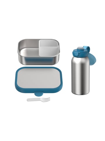 Mepal 2-tlg. Edelstahl-Lunchset Campus in in Cool Blue