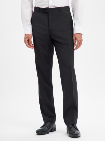 CARL GROSS Schurwoll-Baukasten-Hose SV-St-Silvio in schwarz