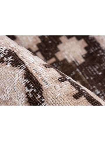 Kayoom Wohnzimmer Teppich – Kurzflorteppich Ariya 325 in taupe - rechteckig