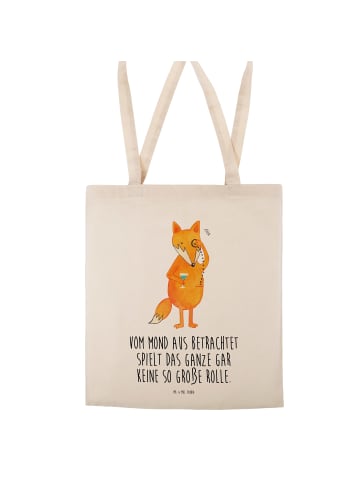 Mr. & Mrs. Panda Tragetasche Fuchs Lord mit Spruch in Creme