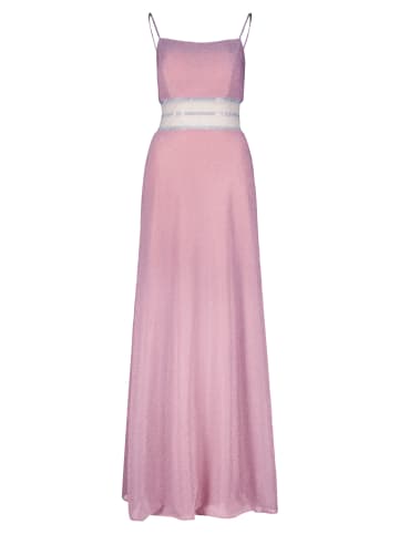 Vera Mont Abendkleid mit Effektgarn in Rose/Cream