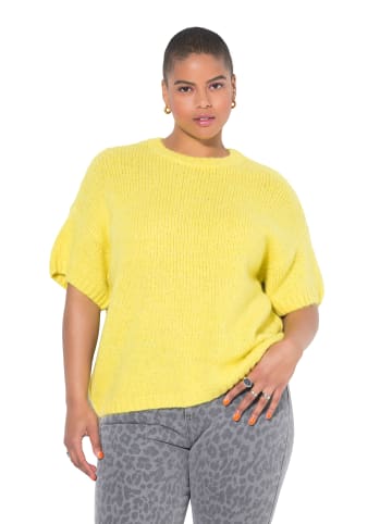 Studio Untold Pullover in grüngelb