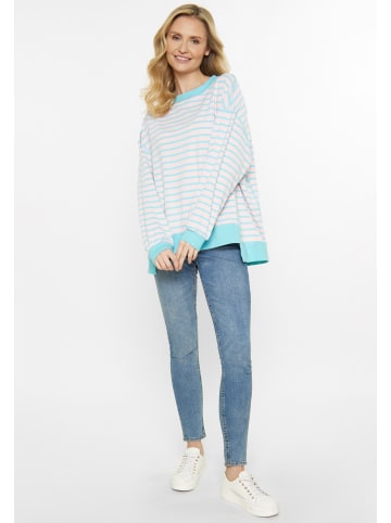 usha BLUE LABEL Women Sweatshirt in pink stripe