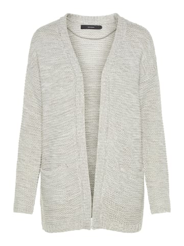 Vero Moda Strickjacke in Light Grey Melange
