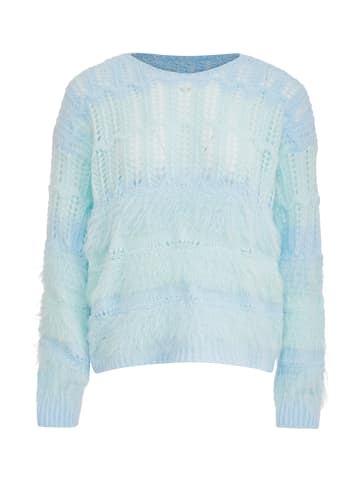 Poomi Damen Strickpullover in Türkis