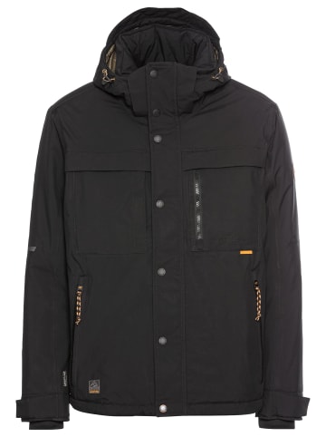 Camel Active teXXXactive® Funktionsjacke mit abnehmbarer Kapuze in Schwarz