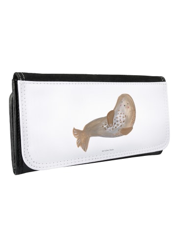 Mr. & Mrs. Panda Damen Geldbörse Robbe Lachen ohne Spruch in Weiß