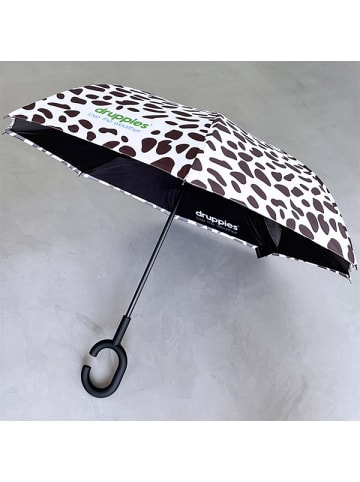 druppies Regenschirm Leopard in grau