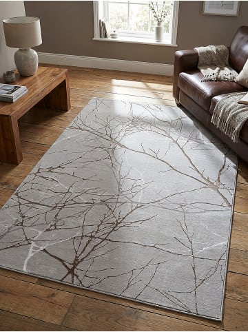 KADIMA DESIGN Läufer Abstrakt pflegeleicht Wohnzimmer Schlafzimmer Flur Esszimmer in Grau