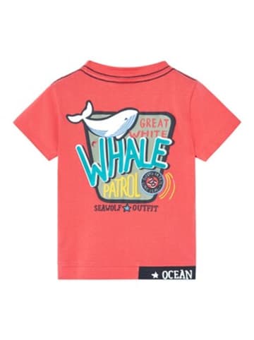 Boboli T-Shirt Wal in Rot