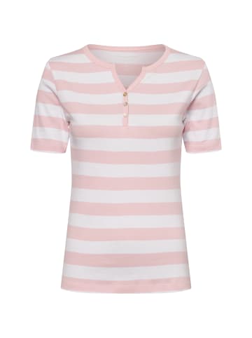 brookshire T-Shirt in rosa weiß - 0011