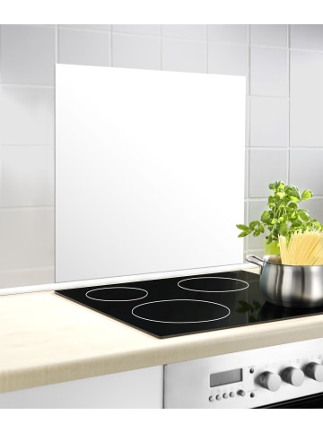 Wenko Schutzplatte aus Glas SPLASHBACK in Weiß, (B) 60 x (H) 0,4 x (L) 70 cm