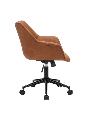 home24 Bürostuhl Nurmes in Braun