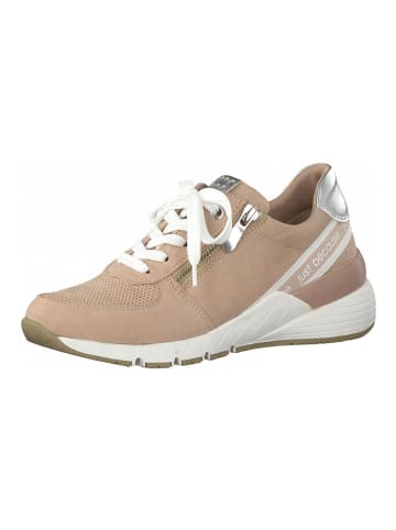 Marco Tozzi Sneaker in Beige/Weiß