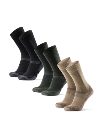 DANISH ENDURANCE Socken Hiking Classic in beige green black