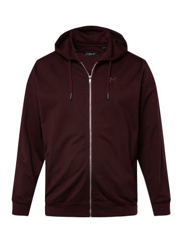 Men Plus Sweatjacke in dunkel weinrot