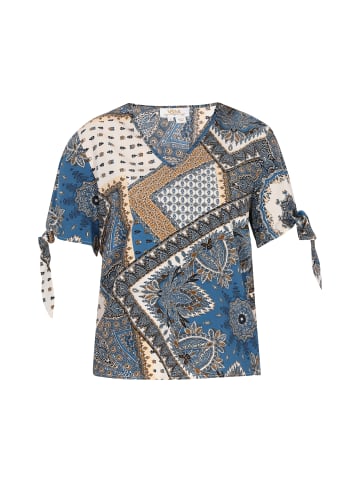 usha FESTIVAL Women Blouse in blue multicolor