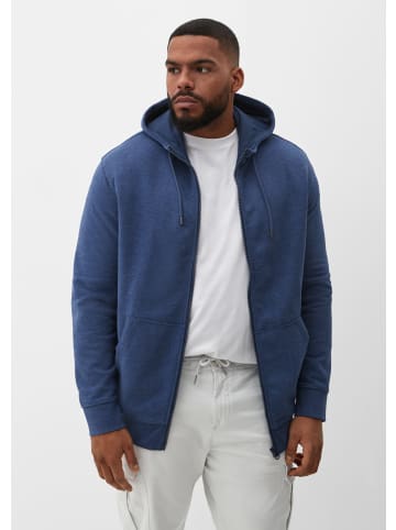 s.Oliver Sweatshirt Jacke in 57W2_dunkelblau