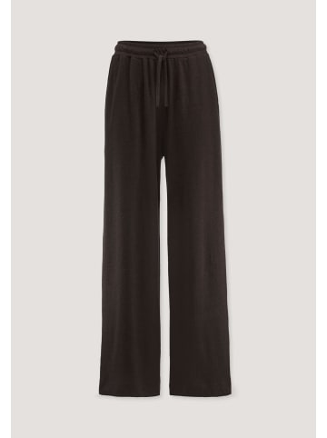 Hessnatur Jersey Hose Wide Leg  in kakao braun