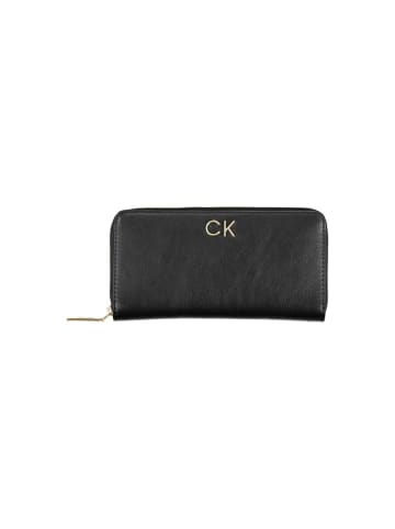 Calvin Klein Schwarz Polyester Damen Geldbörse