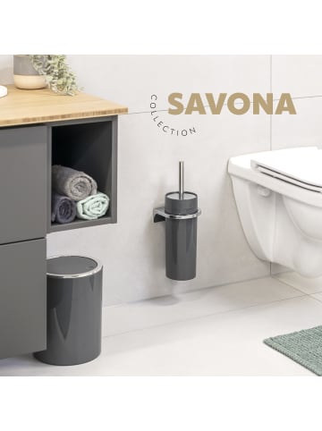 bremermann Badezimmer-Set Zubehör-Set 2-tlg. Savona grau