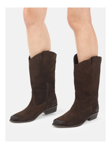 Felmini Wide Fit Stiefelette in Espresso