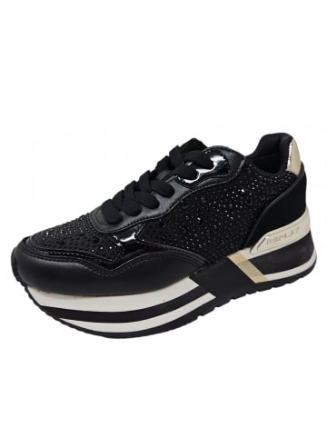 Replay Sneaker Mennet Stone in Schwarz
