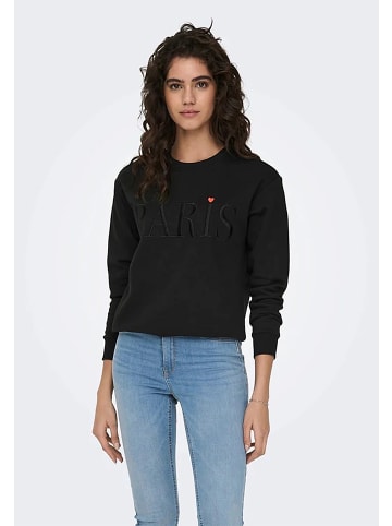 JACQUELINE de YONG Statement Basic Pullover Sweater ohne Kapuze JDYPARIS in Schwarz