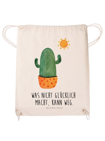 Mr. & Mrs. Panda Jutebeutel Kaktus Sonne mit Spruch in Creme