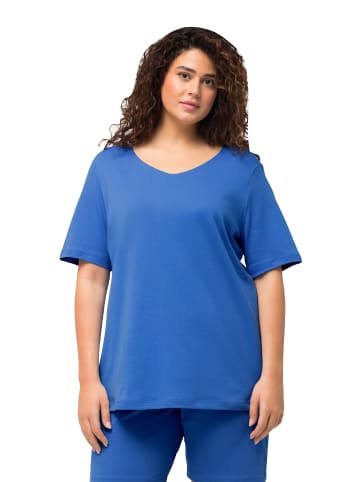 Ulla Popken Shirt in mittelblau